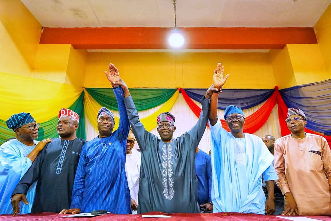 SANWO-OLU GETS CLEAN BILL TO RUN FOR SECOND TERM, AS TINUBU RAISES GOVERNOR’S HAND IN ENDORSEMENT