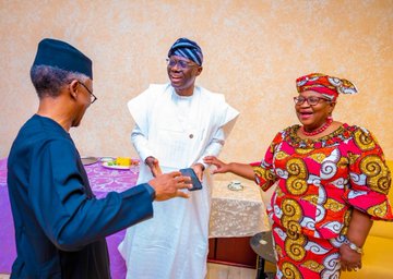 GOVERNOR BABAJIDE OLUSOLA SANWO-OLU AT THE 2023 GOVERNORS INDUCTION PROGRAMME FOR NEW AND RETURNING GOVERNORS AT THE PRESIDENTIAL BANQUET HALL