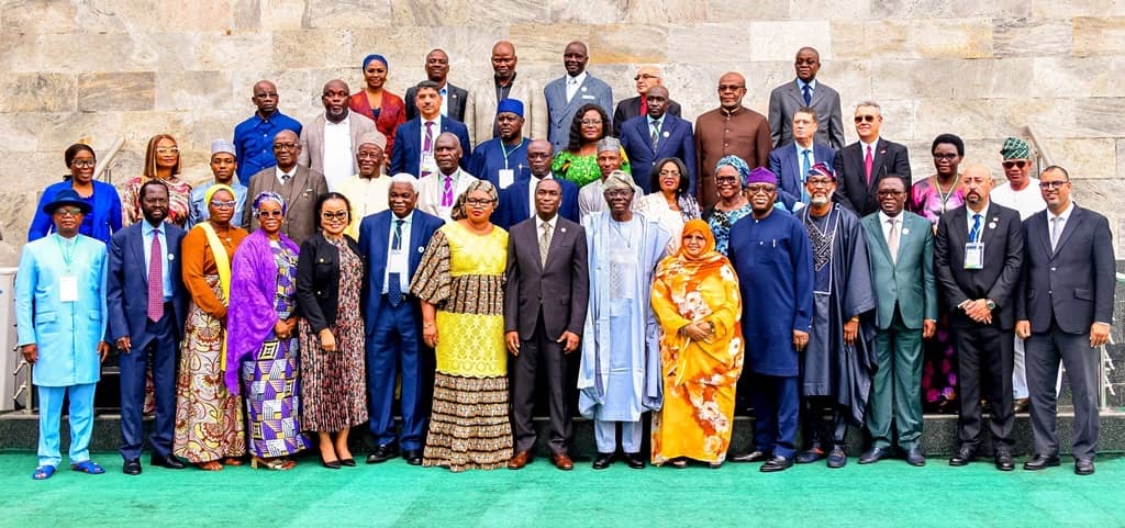 GOV. SANWO-OLU RECEIVES DELEGATES OF UNITED CITIES AND LOCAL GOVTS OF AFRICA (UCLGA) AT LAGOS HOUSE, IKEJA