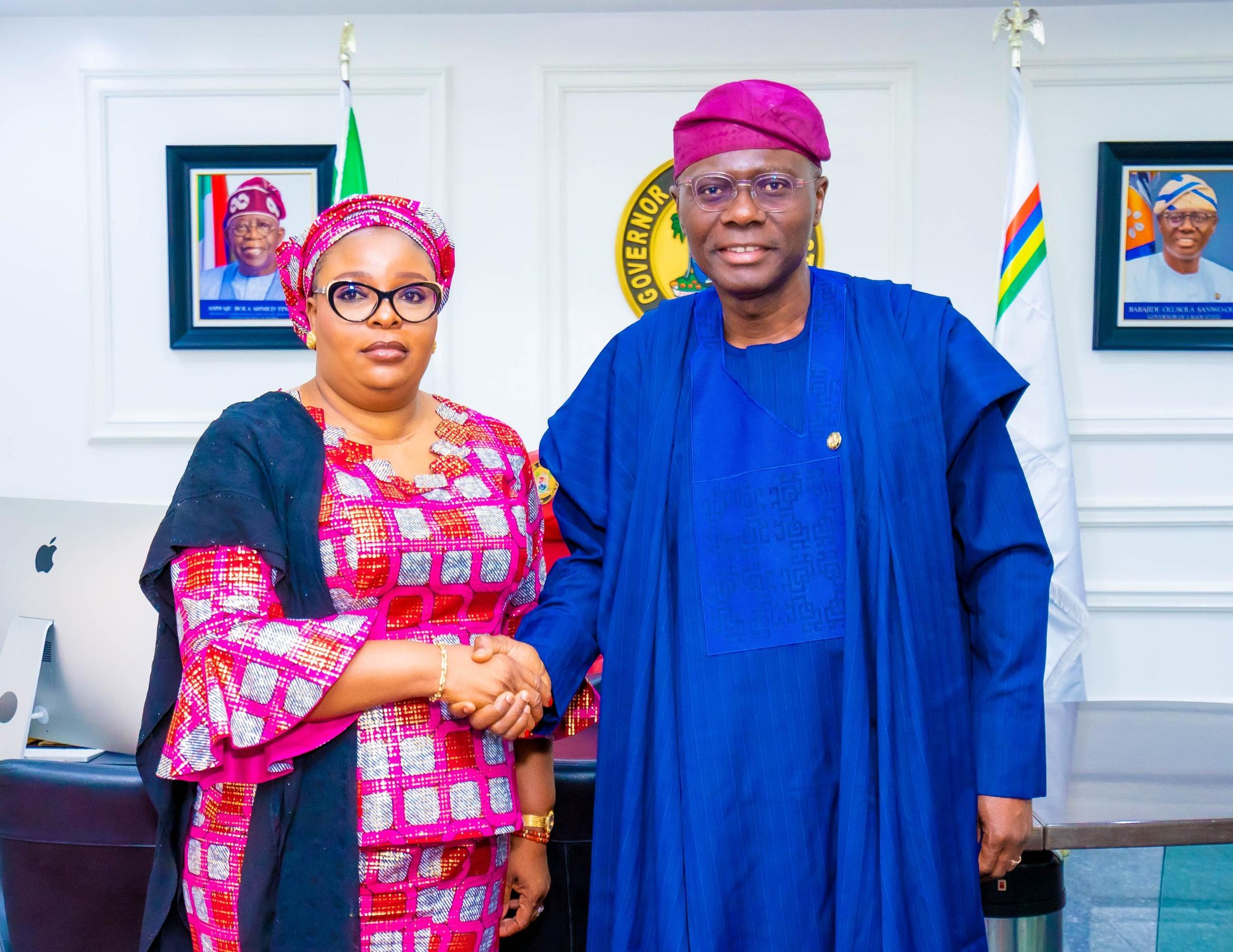 SANWO-OLU RECEIVES NEW LAGOS ASSEMBLY SPEAKER